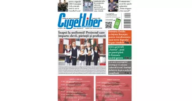 Iată titlurile din acest WEEKEND ale ziarului CUGET LIBER!