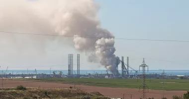 Incendiu cu degajări masive de fum în Portul Agigea! A fost emis mesaj RO-Alert - 2