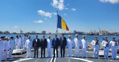 Radu Miruță, declarații în Portul militar Constanța: "Patru nave vor fi construite la Șantierul Naval Mangalia" - 2