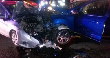 Patru victime într-un accident produs pe DN 2, de un șofer extrem de beat