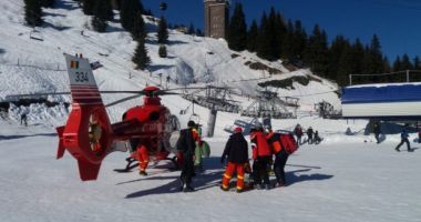 GRAV ACCIDENT pe pârtia de la Cota 1400 din Sinaia