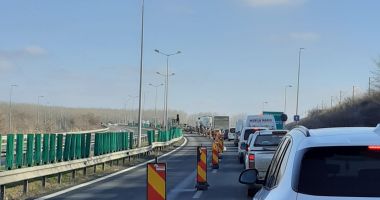 Stire din Actualitate : VIDEO / Trafic îngreunat pe Autostrada Soarelui