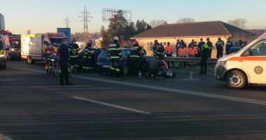 GALERIE FOTO - VIDEO / ACCIDENT RUTIER GRAV ÎN OVIDIU. Trei victime în stare gravă! - 6