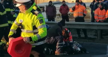 GALERIE FOTO - VIDEO / ACCIDENT RUTIER GRAV ÎN OVIDIU. Trei victime în stare gravă! - 4
