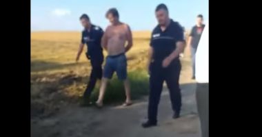 VIDEO. Fostul primar din Bărăganu, încătușat în timp ce era pe câmp. "Poliția Topraisar comite abuzuri!" - 2