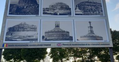 Stire din Cultură-Educație : GALERIE FOTO. Datorită unei donații particulare, Complexul de la Adamclisi s-a îmbogățit cu noi panouri de informare