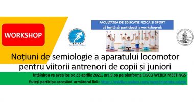 Workshopuri dedicate studenților, la Facultatea de Educație Fizică și Sport - 2