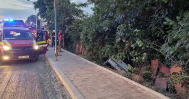 MAȘINĂ CĂZUTĂ DE PE POD, în zona Doraly - 3