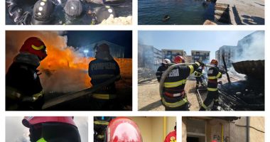 Stire din Social : Accidente, urgenţe medicale, incendii! Zile de foc pentru pompierii militari din Constanţa