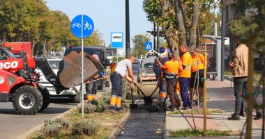 Stire din Social : Asfaltarea pistelor de biciclete, în plin proces de amenajare