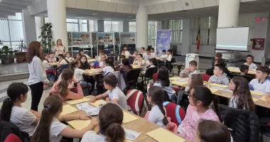 Atelier creativ la Muzeul de Istorie. Copiii au reconstruit cetatea Tomis