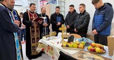 Stire din Social : Daruri şi sprijin duhovnicesc pentru copiii din centrele „Orizont” și „Traian”