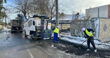 Stire din Social : Carosabilul de pe strada Mureșului din cartierul Palas este reabilitat
