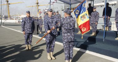 Stire din Eveniment : Ceremonia de predare-primire a comenzii Flotilei 56 Fregate „Contraamiral Horia Macellariu”