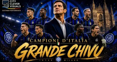 Stire din Social : Chivu scrie istorie cu Inter, iar Constanța îl celebrează pe ecranele orașului