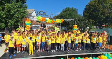 Stire din Social : Aproximativ 200 de copii s-au întrecut, în weekend, la cea de-a treia ediție a crosului de la Neptun