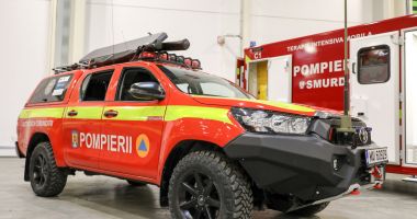 FOTO. Dotări noi la IGSU: ambulanțe pentru transportul pacienților cu risc biologic, containere medicale, ventilatoare mari - 3