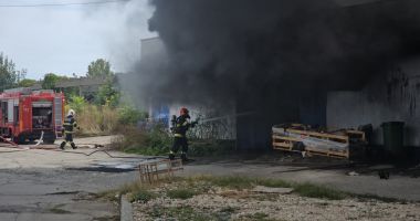 FOTO. Degajări considerabile de fum într-un incendiu din Costinești - 2