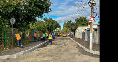 Stire din Social : Străzile din cartierul Palas, în plin proces de reabilitare