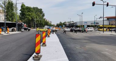 Stire din Social : Atenție, șoferi! Continuă lucrările de asfaltare a intersecției bulevardului Alexandru Lăpușneanu cu strada Soveja