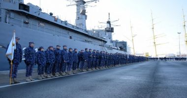 Stire din Eveniment : Constanţa. Marinarii militari marchează Ziua Veteranilor din Teatrele de Operații