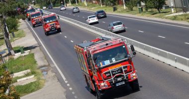 Stire din Eveniment : Peste 120 de misiuni pentru pompierii constănțeni, la sfârșit de săptămână