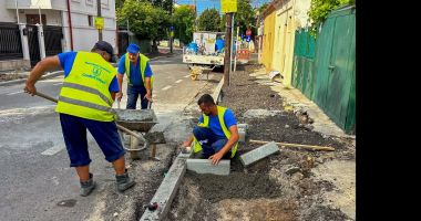 Stire din Social : Modernizarea infrastructurii pietonale continuă în mai multe zone din oraș