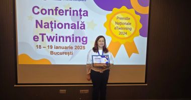 Stire din Cultură-Educație : Echipa Colegiului Pedagogic din Constanța, răsplătită cu Premiul I pentru un proiect eTwinning