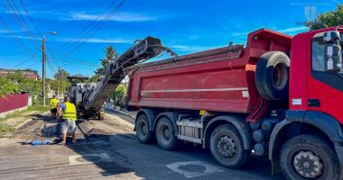 Stire din Social : Strada Locotenent Petre Mănoiu din cartierul Palas este reabilitată