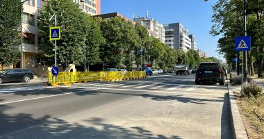 Stire din Social : O nouă trecere de pietoni cu scuar, amenajată pe bulevardul Alexandru Lăpușneanu