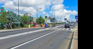 Stire din Social : Noi scuaruri mediane amenajate pe Șoseaua Mangaliei, în zona Doraly
