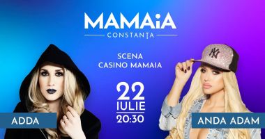 Stire din Cultură-Educație : Spectacolul continuă la Mamaia: ADDA și Anda Adam cântă, sâmbătă, în piațeta Cazino