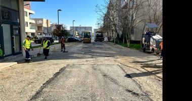 Stire din Social : O nouă stradă din cartierul Tomis Plus, în plin proces de reabilitare