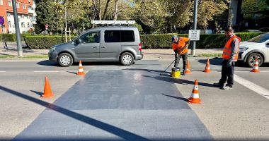 Stire din Social : O trecere de pietoni de pe strada Mircea cel Bătrân a fost desființată