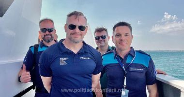 GALERIE FOTO. Inspectorul general al Poliției de Frontieră și directorul adjunct Frontex, prezenți la un exercițiu pe mare, la Mangalia - 5