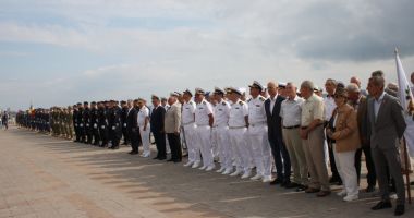 FOTO. ZIUA DRAPELULUI, celebrată în fața Comandamentului Flotei, pe faleza din Constanța - 2