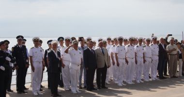 FOTO. ZIUA DRAPELULUI, celebrată în fața Comandamentului Flotei, pe faleza din Constanța - 3