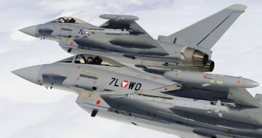 Stire din Eveniment : Aeronave Eurofighter Typhoon britanice au aterizat la Mihail Kogălniceanu