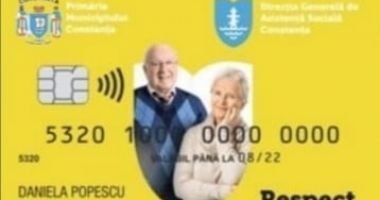 Stire din Social : Cardurile Respect, expediate către vârstnicii din Constanţa. Se pot cumpăra doar alimente