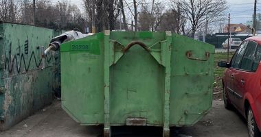 Bene pentru aruncarea deșeurilor voluminoase au ajuns în cartierul CET