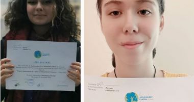 Stire din Cultură-Educație : Două eleve ale Liceului „Ovidius” au primit titlul de „Tineri Ambasadori”