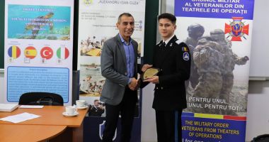 Elev al Colegiului Militar „Alexandru Ioan Cuza”, premiat de Asociația Veteranilor din Teatrele de Operații - 3
