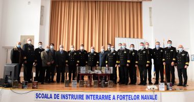 Stire din Eveniment : GALERIE FOTO. Eveniment cultural la Școala de de Instruire Interarme a Forțelor Navale „Viceamiral Constantin Bălescu”