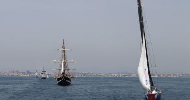 Bricul „Mircea”, admirat la parada velierelor, în portul Valenciei - 3