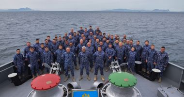 Stire din Eveniment : Nava maritimă hidrografică „Căpitan-comandor Alexandru Cătuneanu”, escală în Lisabona