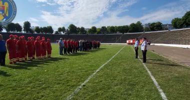 Stire din Eveniment : Concurs între serviciile private de pompieri, pe stadionul din Medgidia