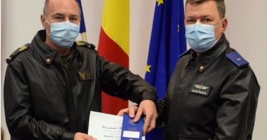 Stire din Eveniment : Distincții pentru militari, la Baza 57 Aeriană Mihail Kogălniceanu