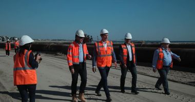 Zeci de hectare noi de plajă, în zona Eforie. Ministrul Mediului, prezent la inaugurarea lucrărilor - 2