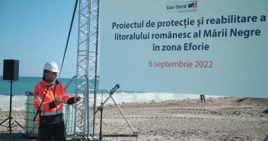 Zeci de hectare noi de plajă, în zona Eforie. Ministrul Mediului, prezent la inaugurarea lucrărilor - 3