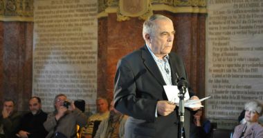 Stire din Cultură-Educație : Moment festiv la Facultatea de litere, prilejuit de acordarea titlului de Doctor Honoris Causa academicianului Nicolae Manolescu